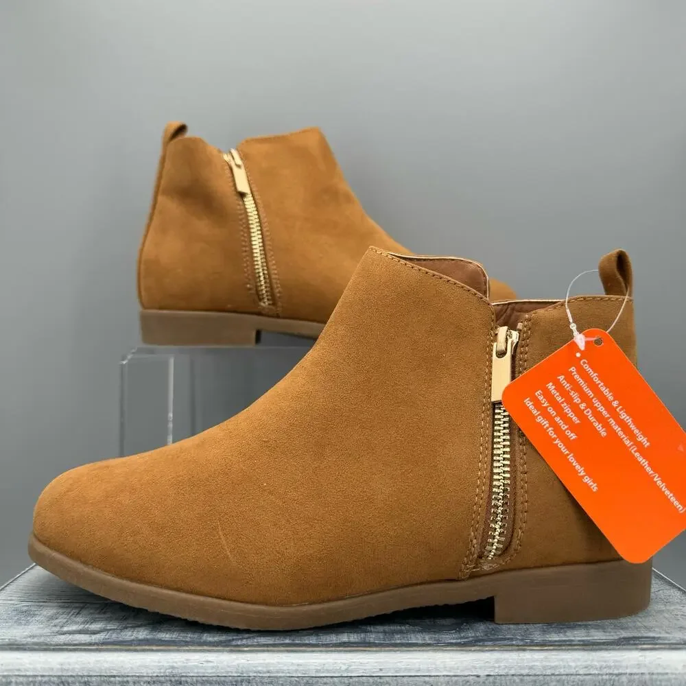 NEW Harvest Land Girl’s Ankle Boots Brown Size 5